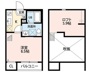 北越谷駅 徒歩9分 2階の物件間取画像